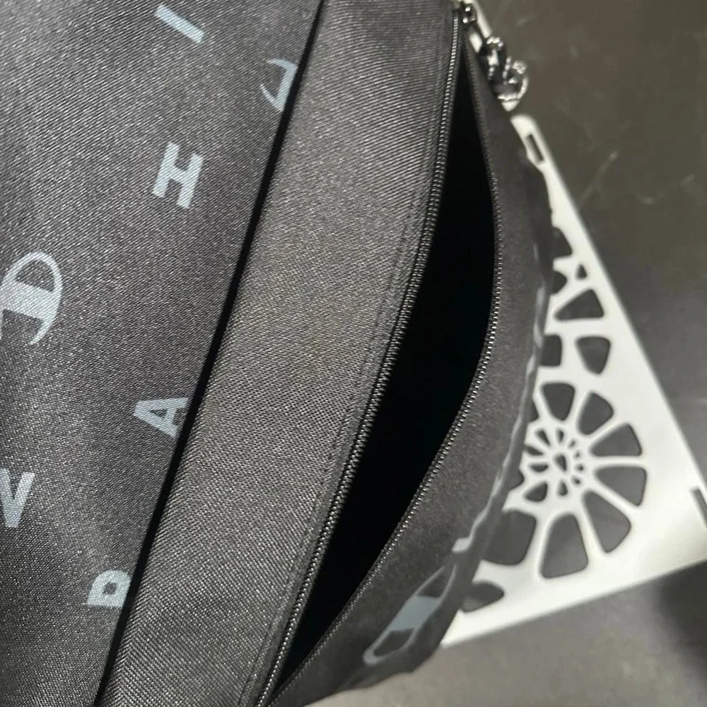 Champion Black Monogram Logo Backpack Laptop Sleeve School Travel Bag NEW